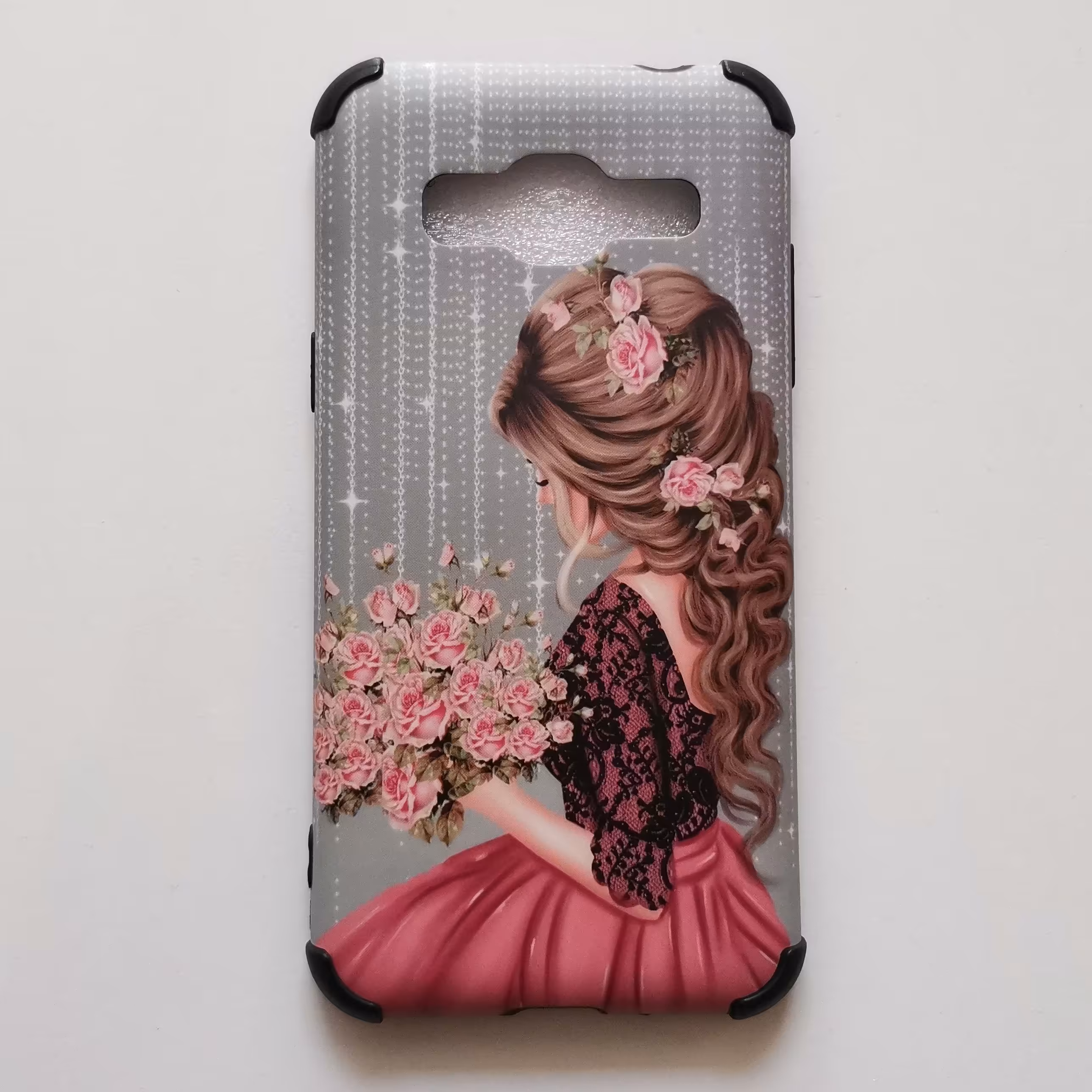 قاب طرحدار محکم ایربگ دار کد 1 گوشی سامسونگ J3 2016 یا J310