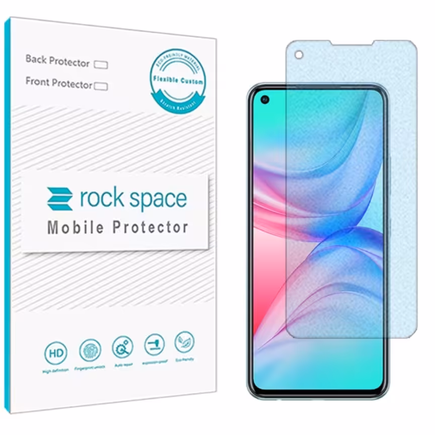  گلس نانو مات بلوکات (ضد اشعه آبی) و ضد ضربه اینفینیکس Hot 10 برند راک اسپیس  