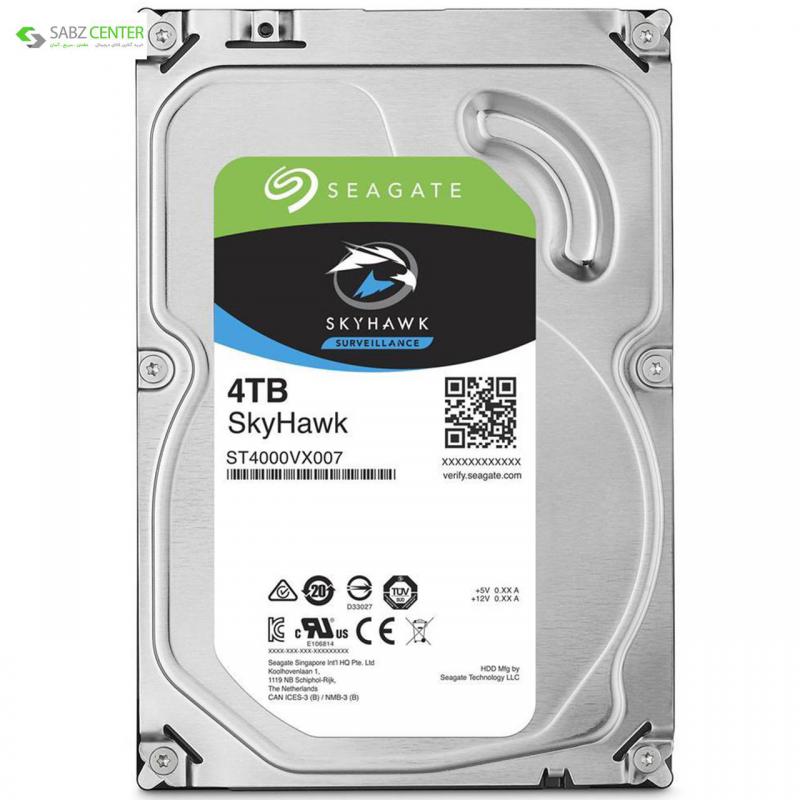 هارددیسک اینترنال سیگیت SkyHawk ST4000VX007 4TB