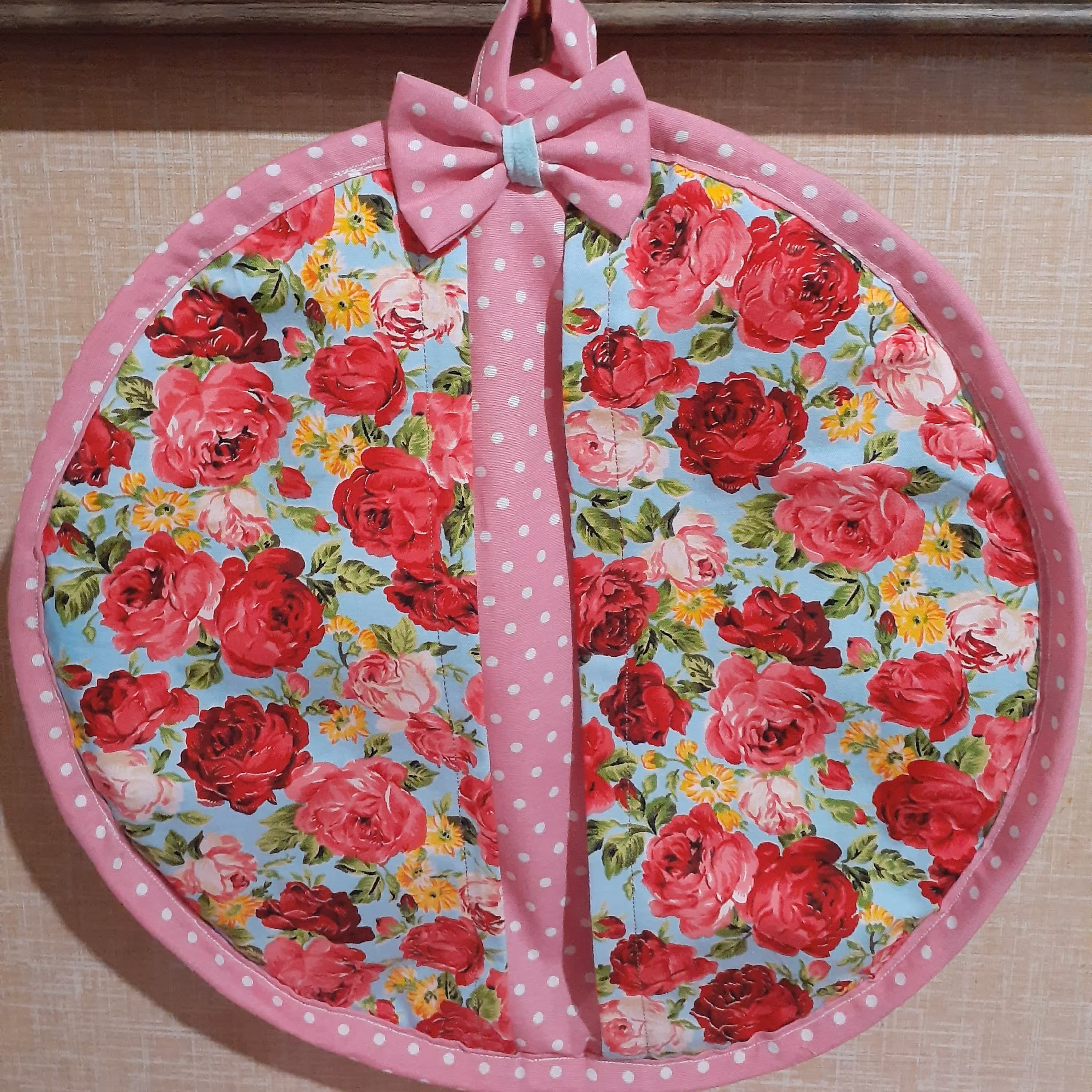 دم کنی پارچه کتان درجه یک  دو عدد مناسب سایز متوسط و کوچک درب قابلمه