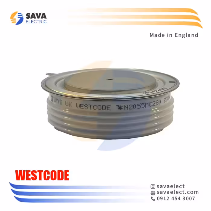 خرید تریستور دیسکی کنترل فاز 2105 آمپر N2055MC280 وستکد انگلیس | ساوا الکتریک
