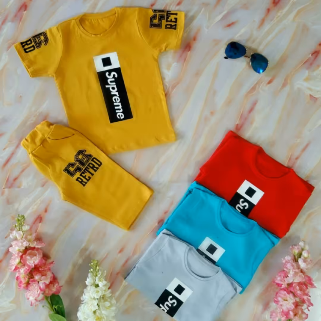 تیشرت شورتک پسرانه