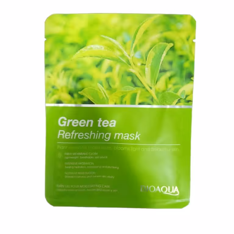 ماسک صورت ورقه ای چای سبز