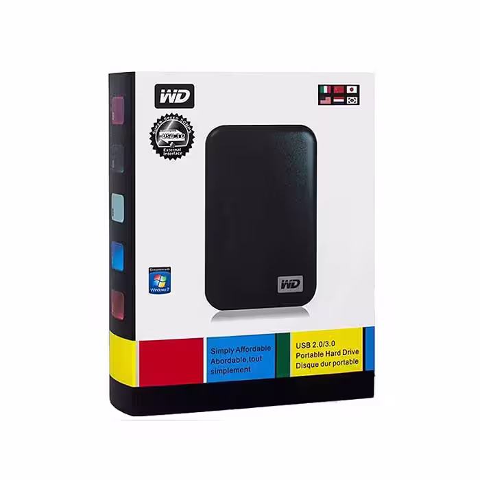 باکس هارد 2.5 اینچی وسترن دیجیتال wd HDD box