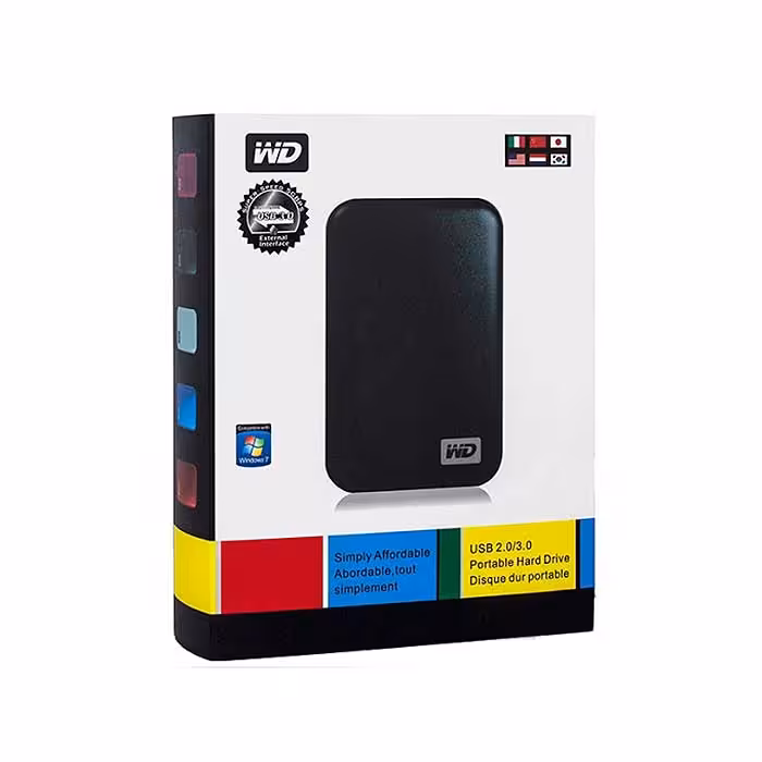 باکس هارد 2.5 اینچی وسترن دیجیتال wd HDD box