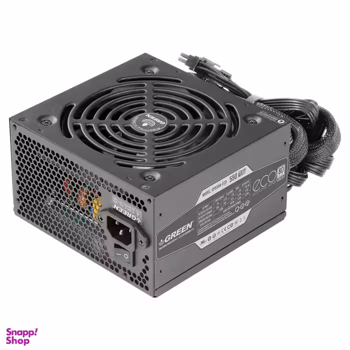 منبع تغذیه کامپیوتر گرین مدل GP550A-ECO Rev3.1