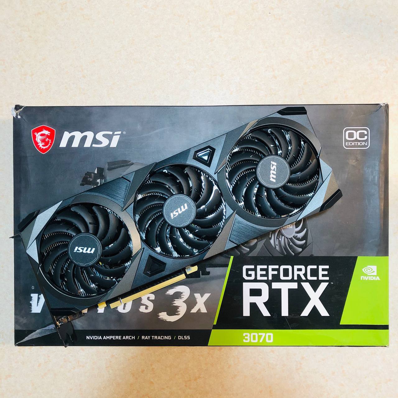 گرافیک
RTX 3070 MSi Ventus 3x OC
کارتن و متعلقات تکمیل
بسیار تمیز درحد آک