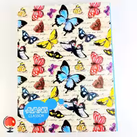 دفتر کلاسوری 100 برگ طرح پروانه برند آونگ