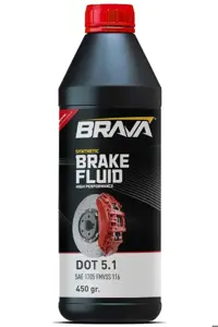 روغن و مکمل موتور ترمز HYDROY DOT 5.1 450 میل Brava
