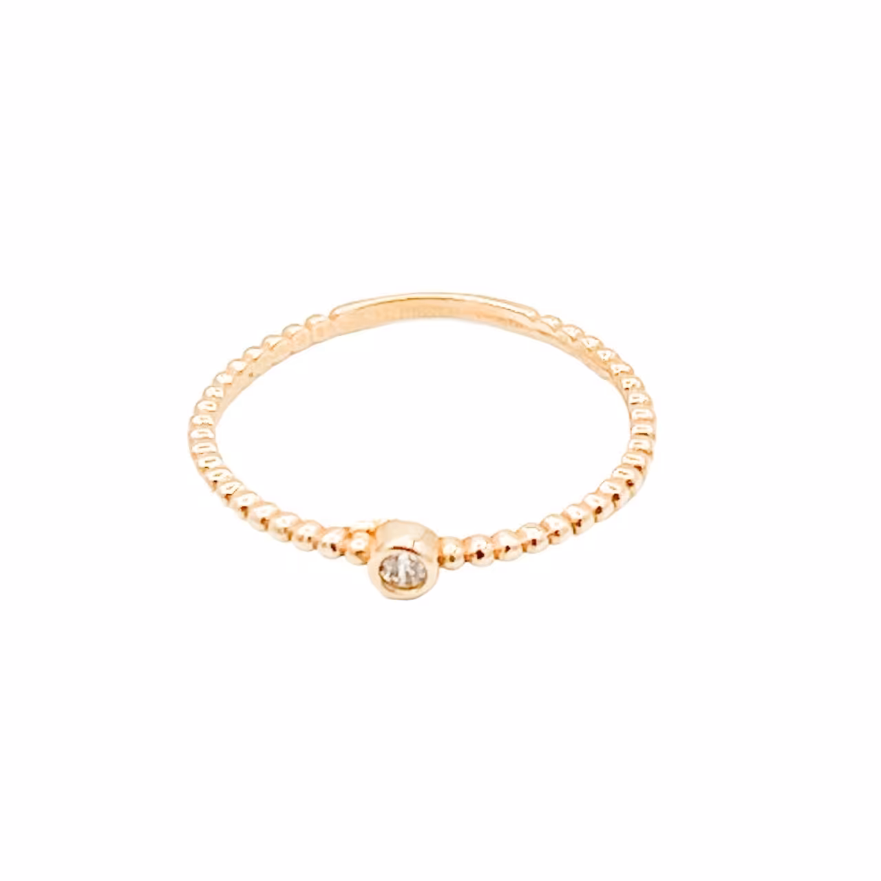 انگشتر طلای 18 عیار طرح مینیمال کد A040