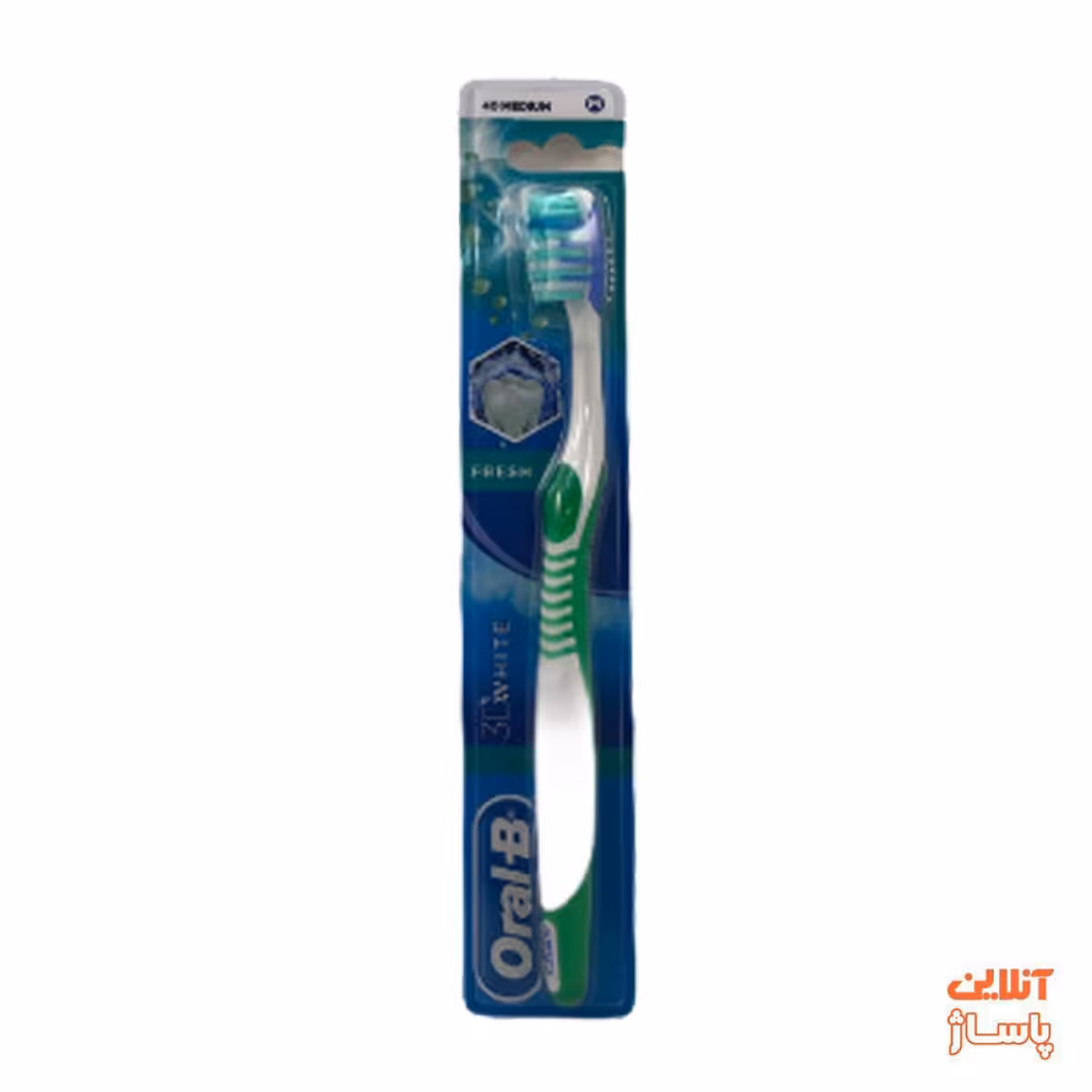 مسواک اورال-بی مدل 3DWhite کد 44 با برس متوسط