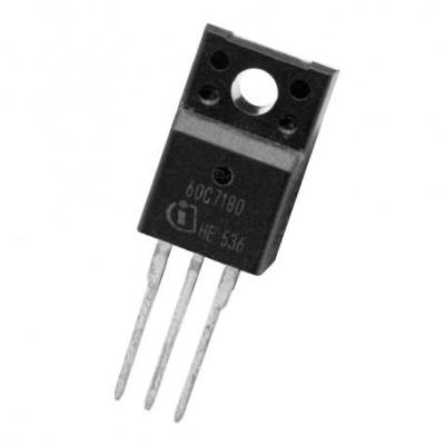 مجموعه 5 عددی ماسفت 60C7180 نوع N-Channel تایوانی مارک Infineon پکیج TO-220FP
