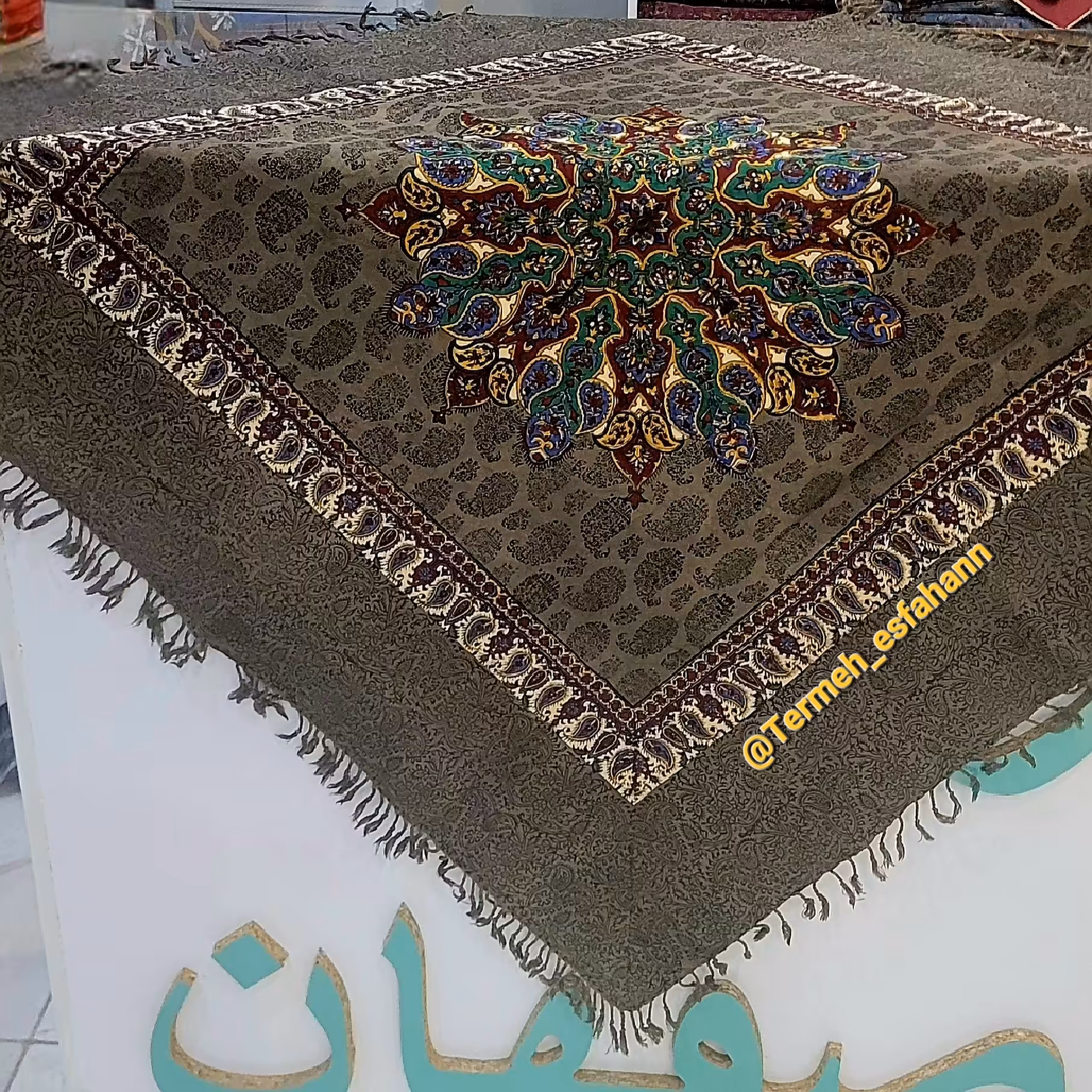 سفره قلمکار ترنج طوسی خیلی خاص 