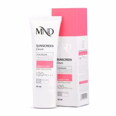 کرم ضد آفتاب فیزیکی 40 میل مناسب پوست حساس spf20