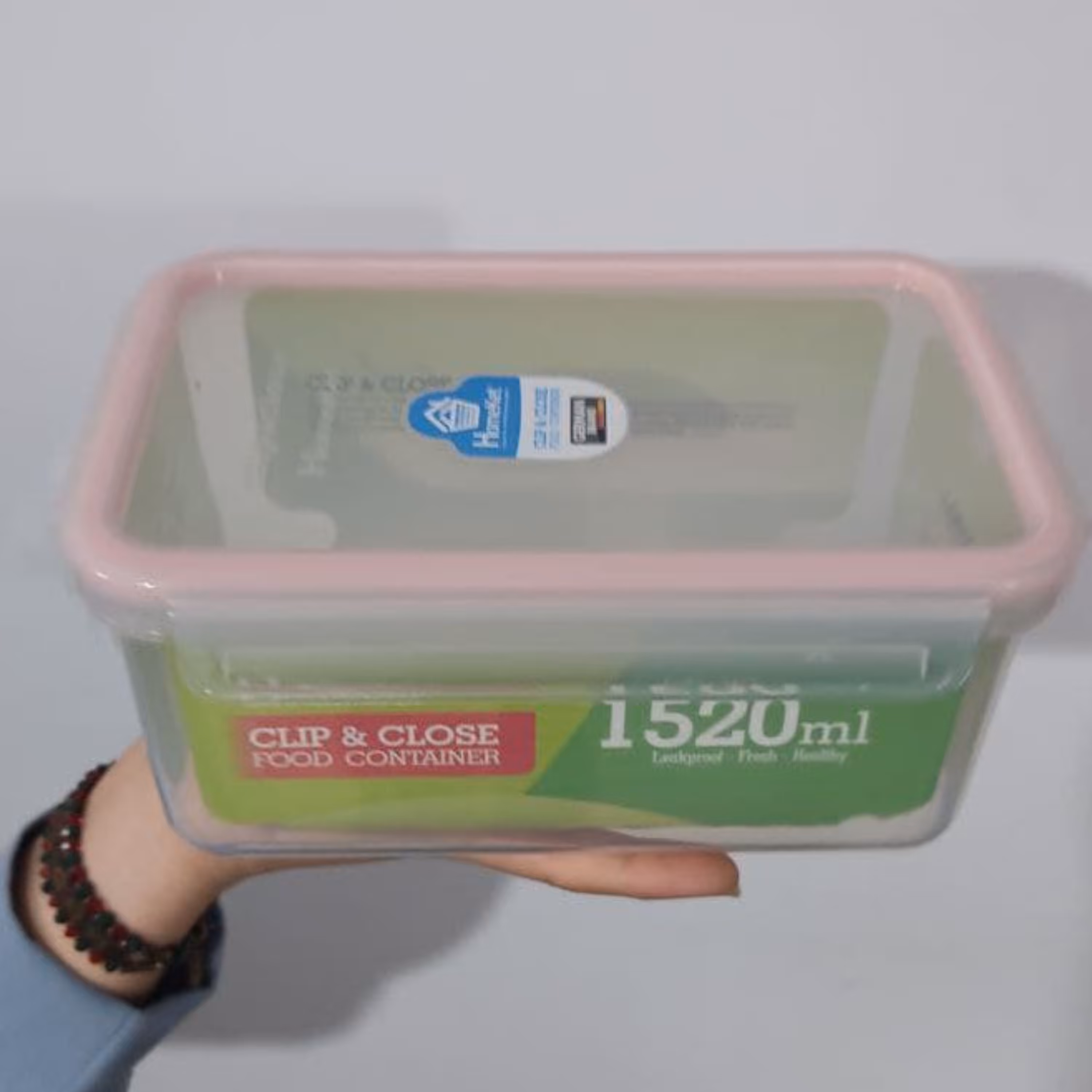 فریزری1520میل مستطیل ظرف نگهدارنده موادغذایی محصول برندمعتبرهوم کت  درب قفلی