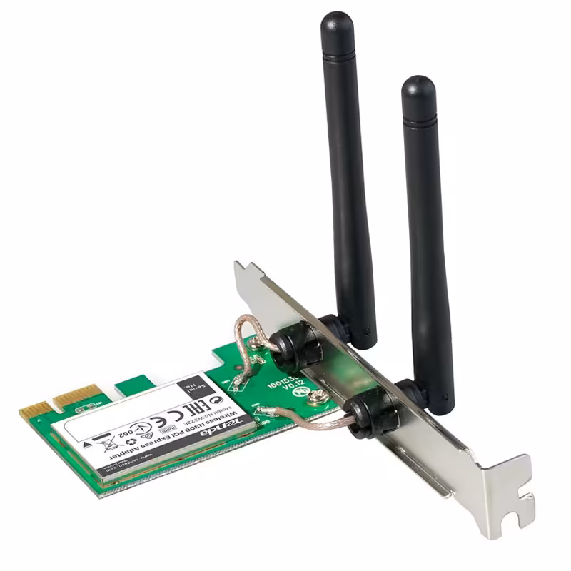 کارت شبکه وایرلس اینترنال PCI-E تندا N300 مدل W322ETenda W322E N300 Wireless PCI-E Adapter