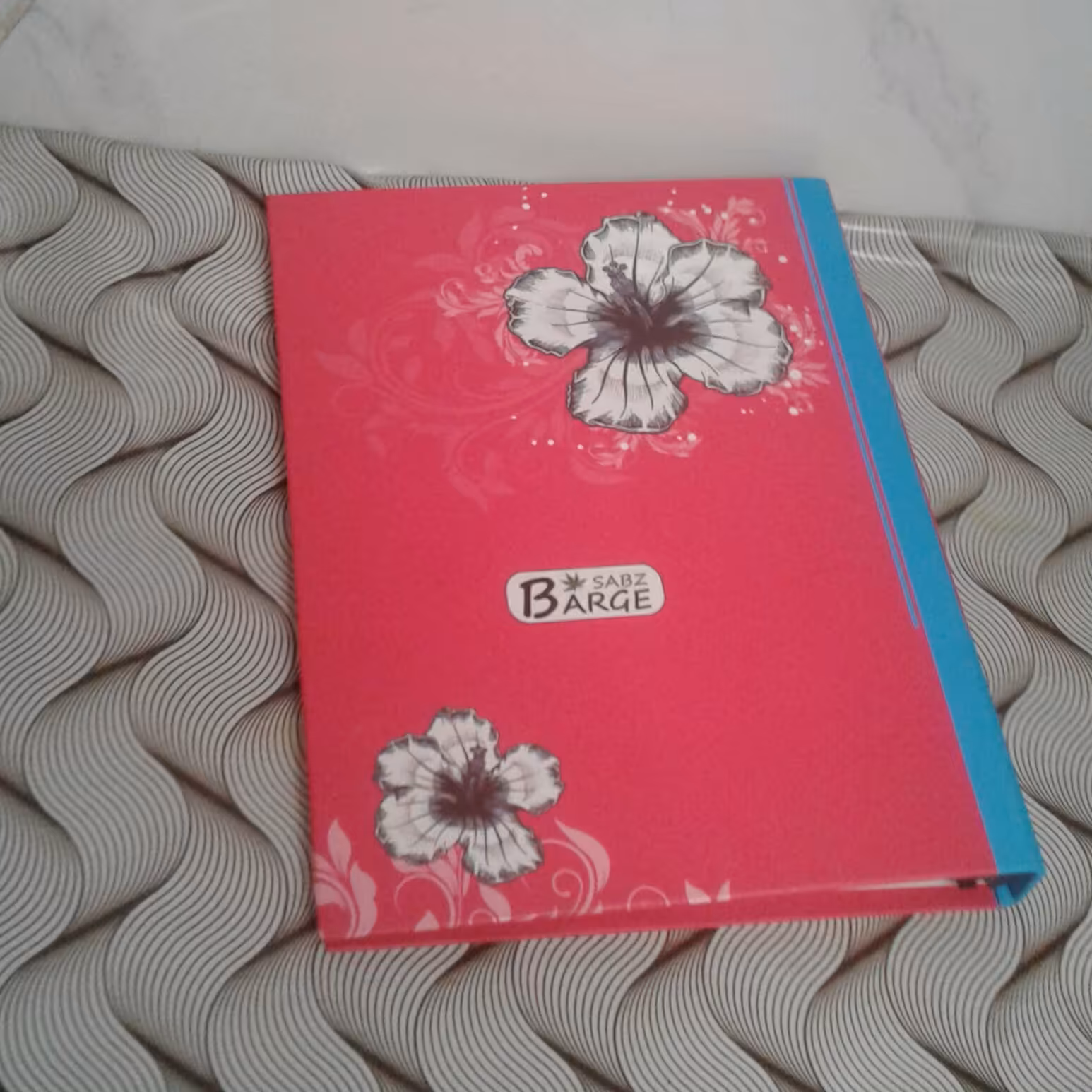 کد274 - کلاسور دخترانه - کلاسور جلد سخت - لوازم تحریر