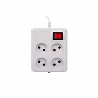 چهارراه پارت مربع ارت دار مغزی سرامیکی با کابل 3 متر کد 3330