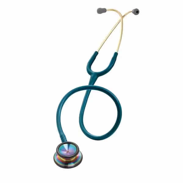 گوشی معاینه پزشکی لیتمن کلاسیک دو مدل آبی کاربنی (رنگین کمانی) 2823 LITTMANN CLASSIC II | فروشگاه اینترنتی تاتا کالا