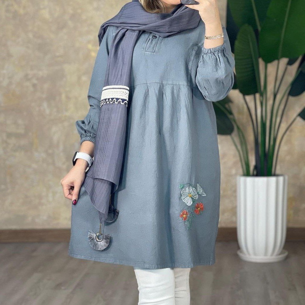 تونیک الیاف طبیعی در رنگبندی های زیبا