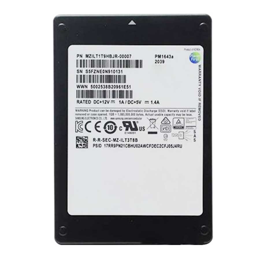 قیمت و خرید اس اس دی سرور 15.36 ترابایت 2.5 اینچ SAS سامسونگ مدل PM1643a | یاس ارتباط