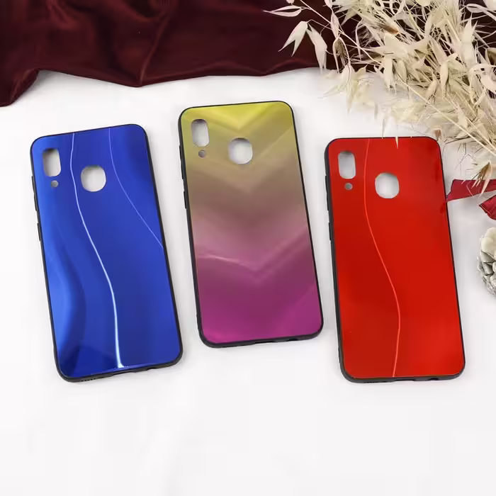 قاب لیزری پشت گلسی مناسب برای گوشی موبایل Samsung Galaxy A20-A30