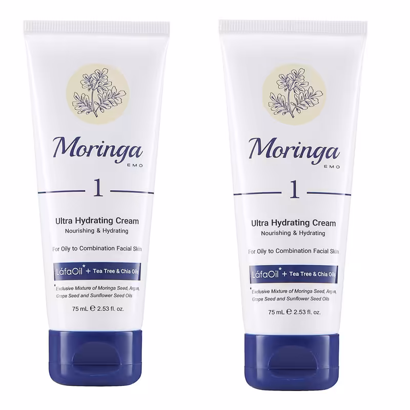 کرم آبرسان مورینگا امو مدل 01  حجم 75 میلی لیتر مجموعه 2 عددی