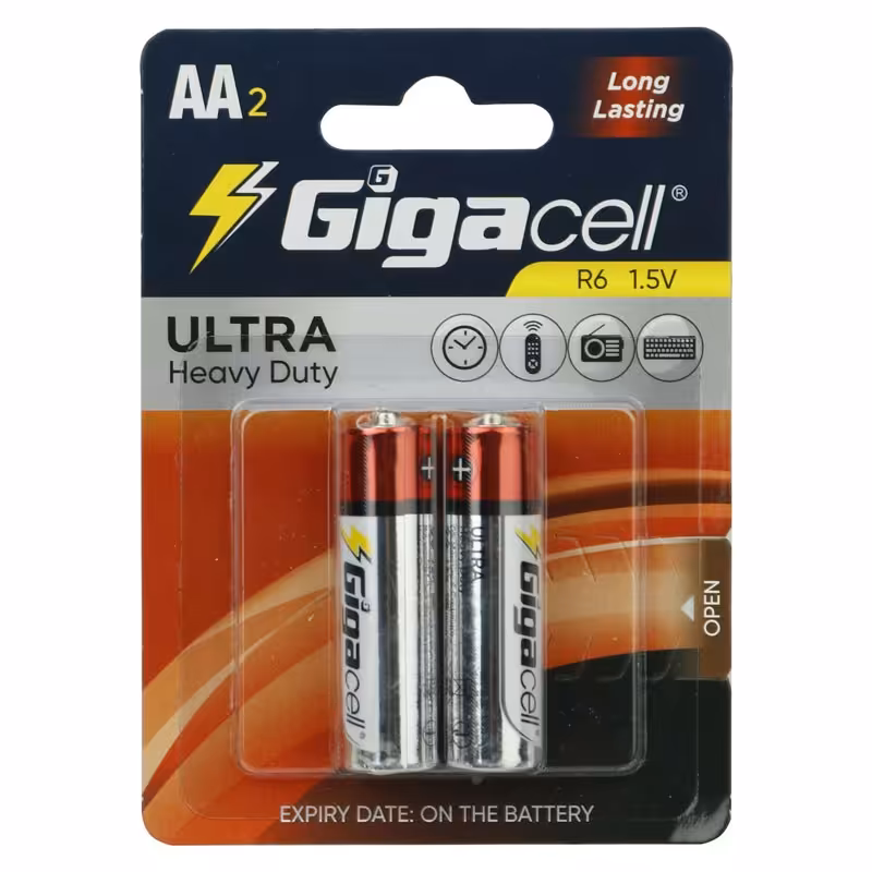 باتری قلمی برند Gigacell با کیفیت و طول عمر بالا 