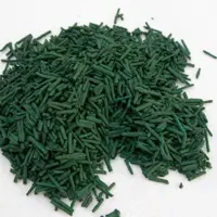 جلبک اسپیرولینا ( فرم رشته ای ) بسته 100 گرمی مخصوص آبزیان اکسیر سبز 