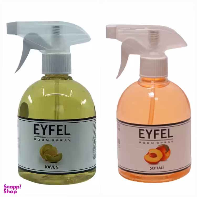 خوشبو کننده هوا ایفل مدل هلو و طالبی حجم 500 میلی لیتر بسته 2 عددی