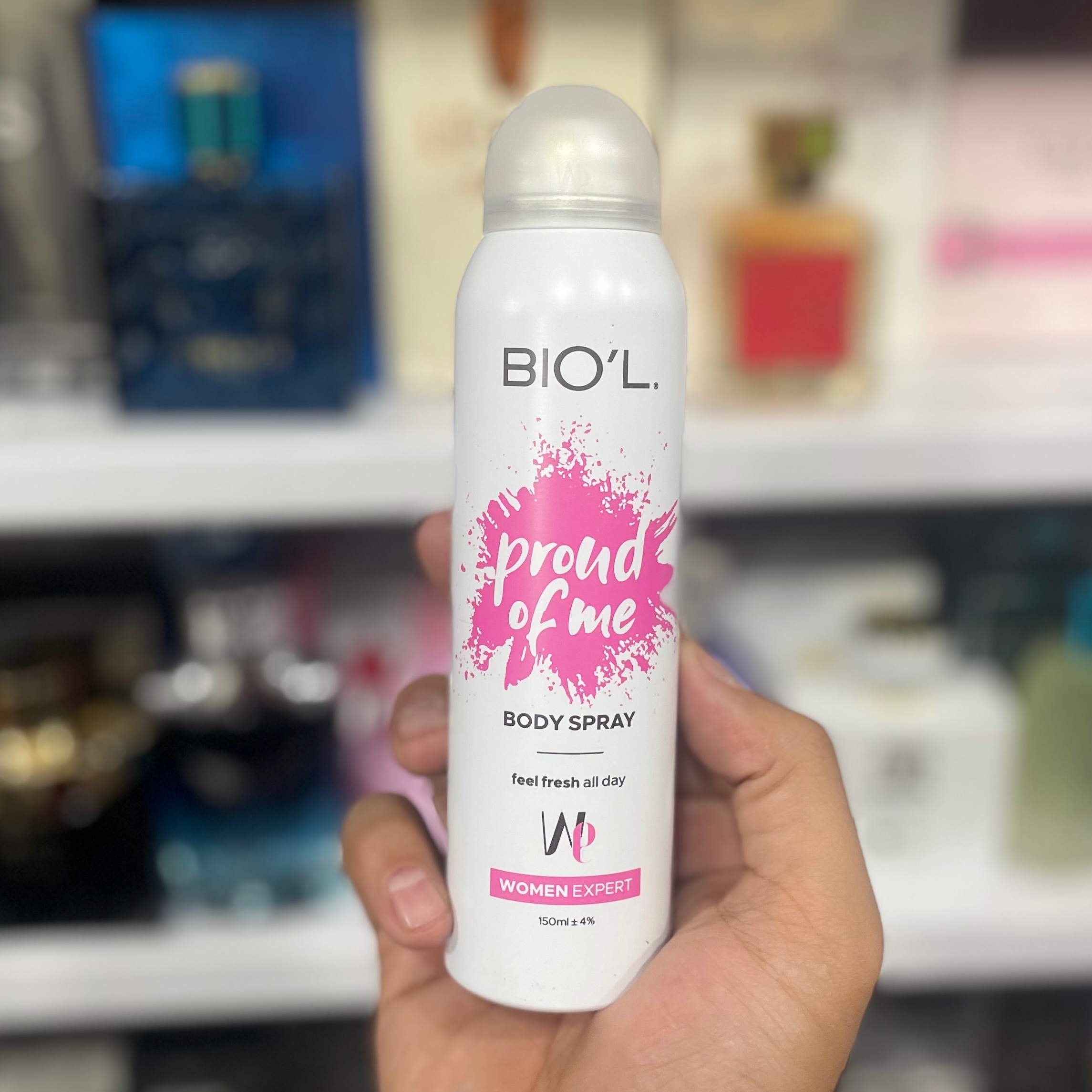 اسپری خوشبو کننده بدن زنانه بیول مدل PROUD OF ME حجم 150 میلی لیتر