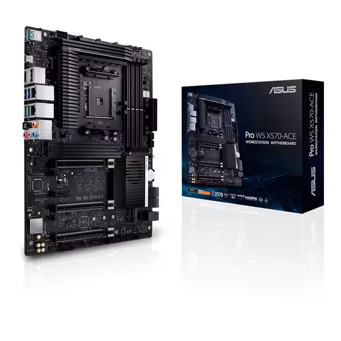 مادربرد ورک استیشن ایسوس مدل Pro WS X570-ACE سوکت AM4