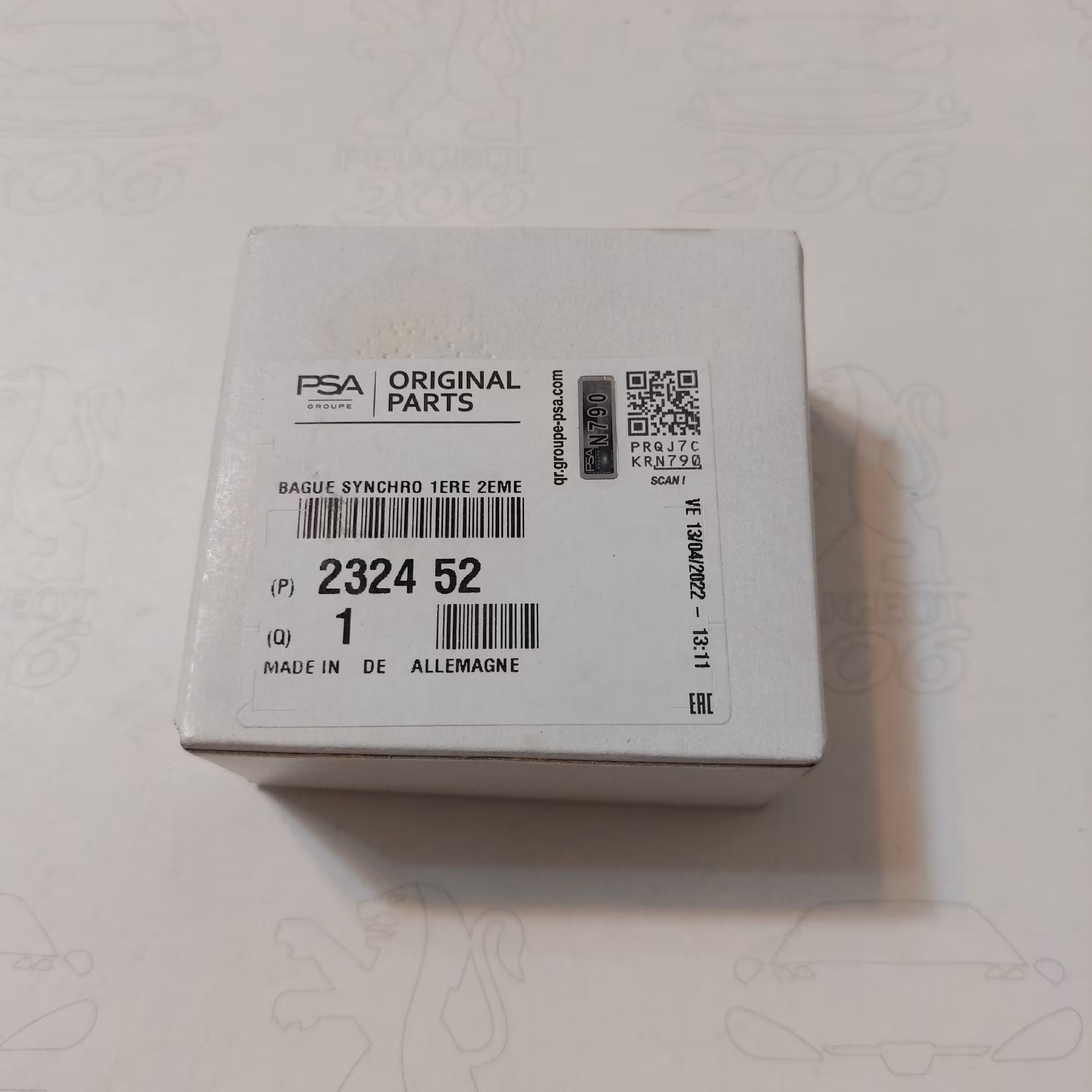 دنده برنجی 1و2 اورجینال پژو 206 و 207