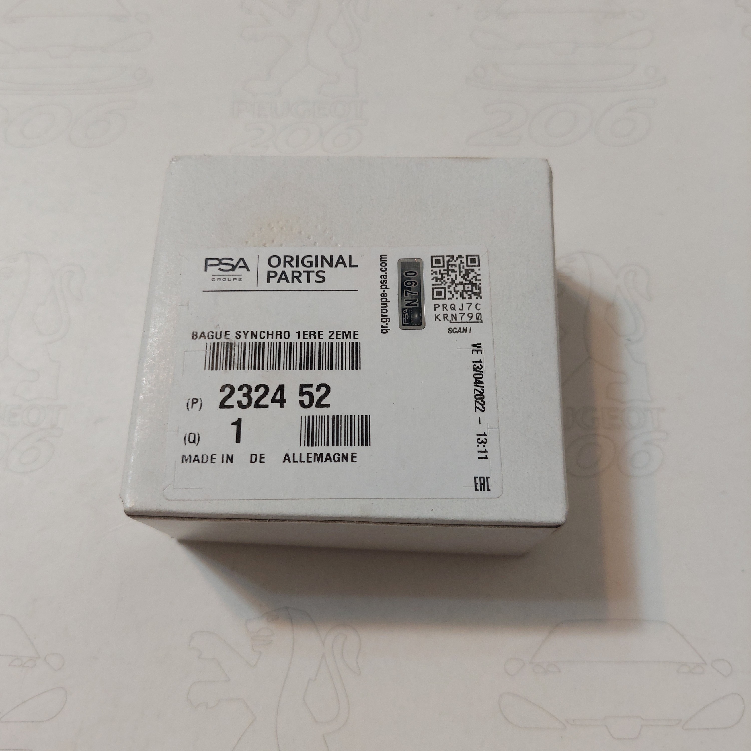 دنده برنجی 1و2 اورجینال پژو 206 و 207