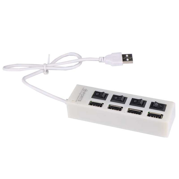 هاب 4 پورت USB20 کلیددار معمولیHUB 4 port USB20 with Switch