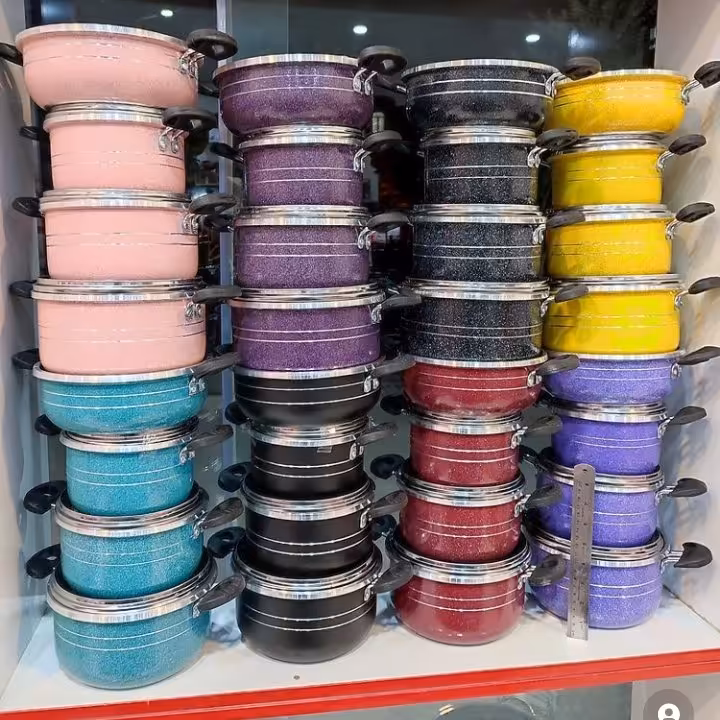 سرویس قابلمه 7 پارچه دانشجویی لب چدن 