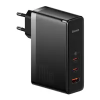 قیمت و خرید شارژر دیواری 3 پورت بیسوس مدل GaN5 Pro CCGP100201 140W | یاس ارتباط