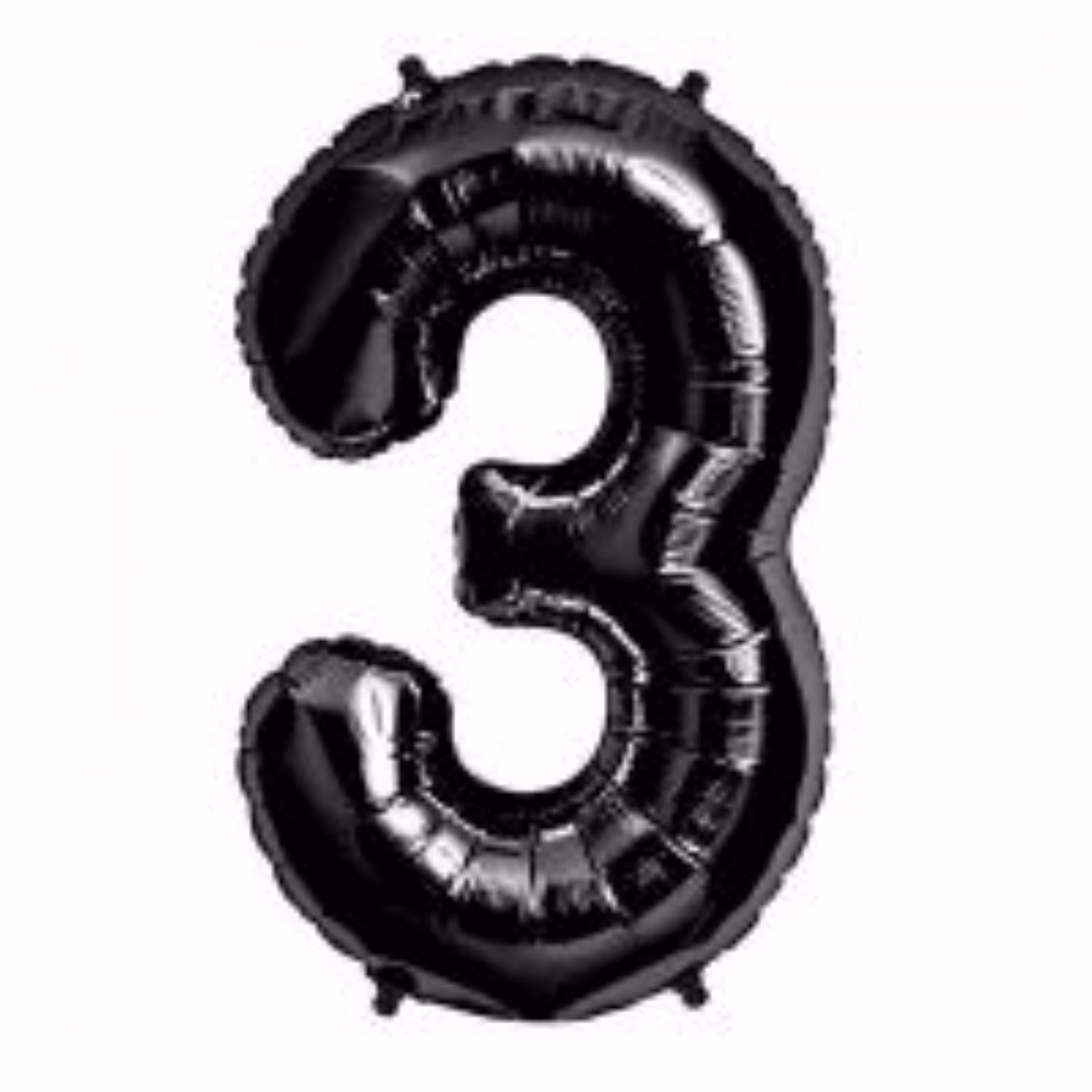 بادکنک فویلی 32 اینچ مشکی عدد 3