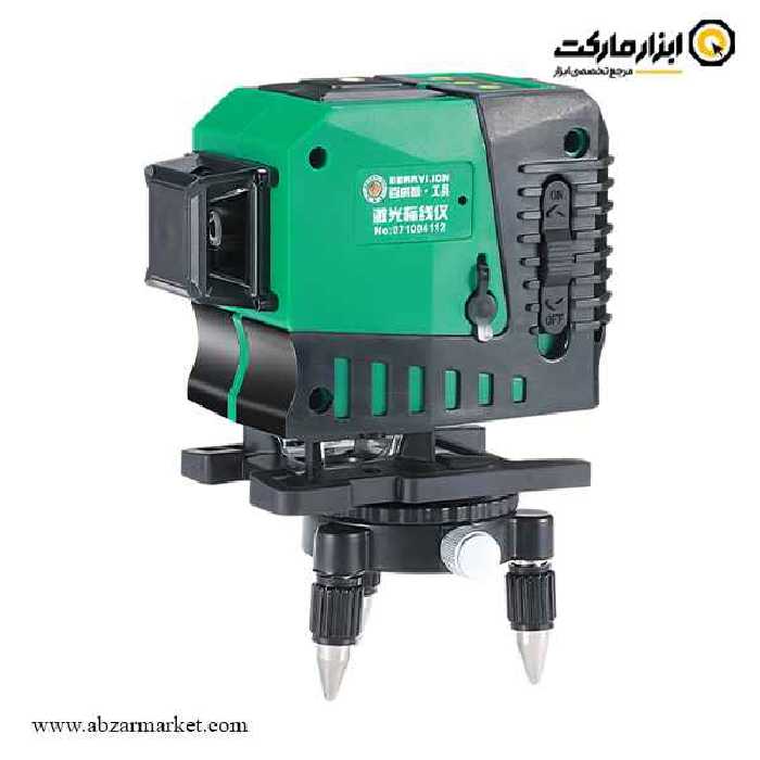 تراز لیزری برلیون 12 خط 360 درجه نور سبز ریموت دار مدل 071004112