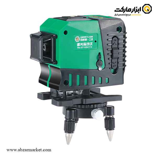 تراز لیزری برلیون 12 خط 360 درجه نور سبز ریموت دار مدل 071004112