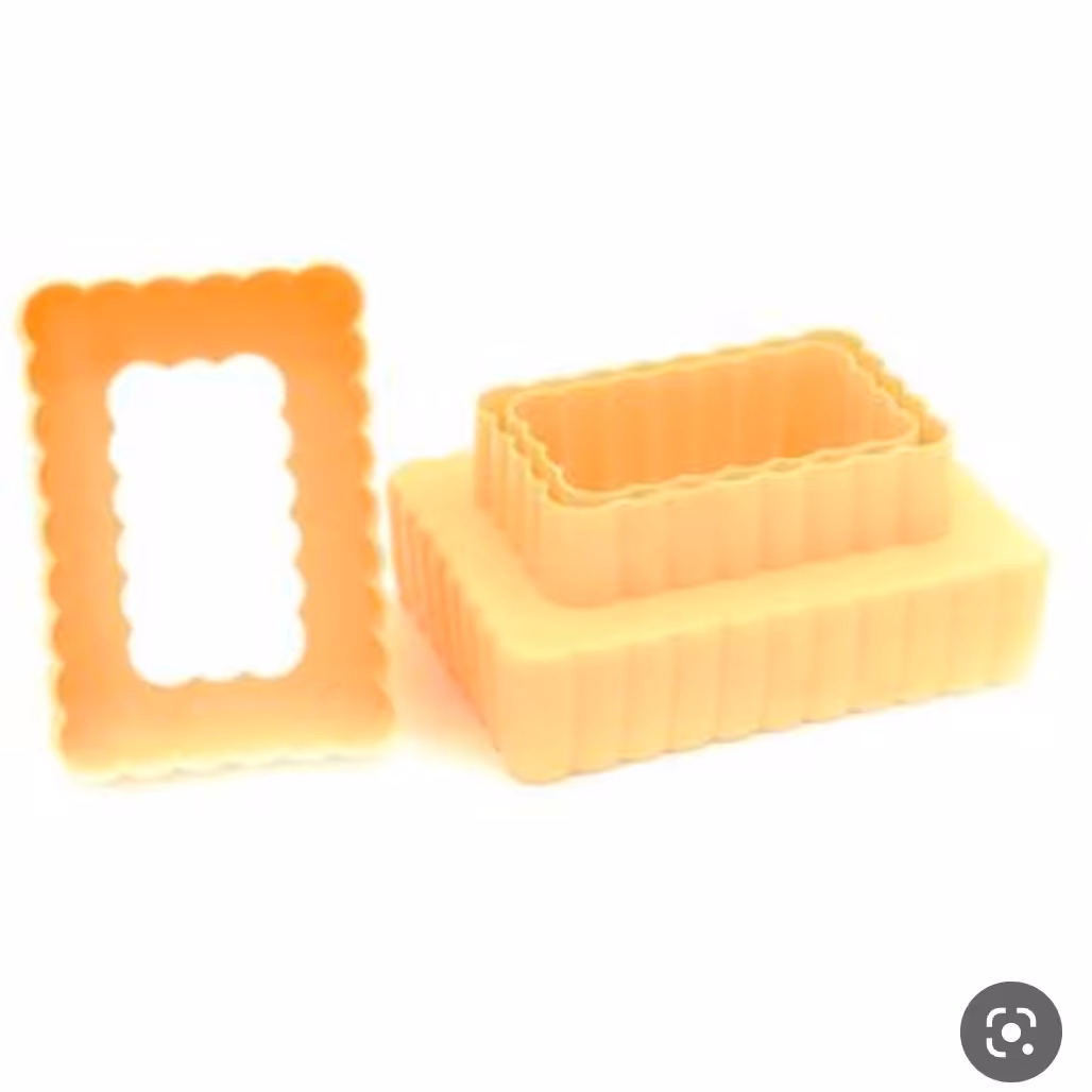 کاتر مستطیل بیسکوئیتی 3 عددی