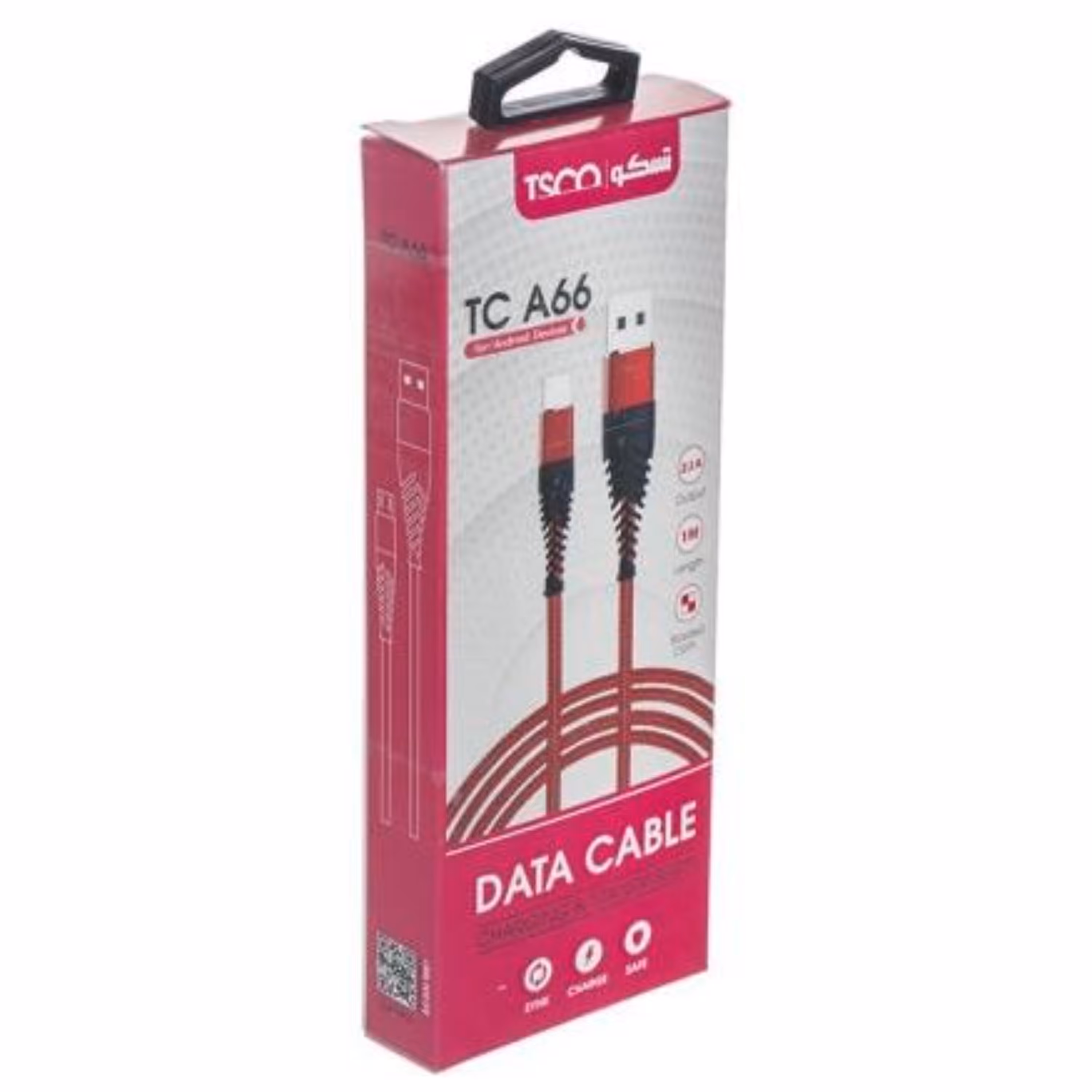 کابل تبدیل USB به microUSB تسکو مدل TC A66 طول 1 متر