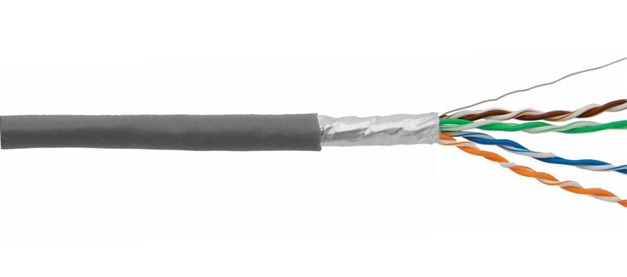 کابل شبکه دی لینک رول 305 متری کت 5E دارای فویل و با روکش پی وی سی