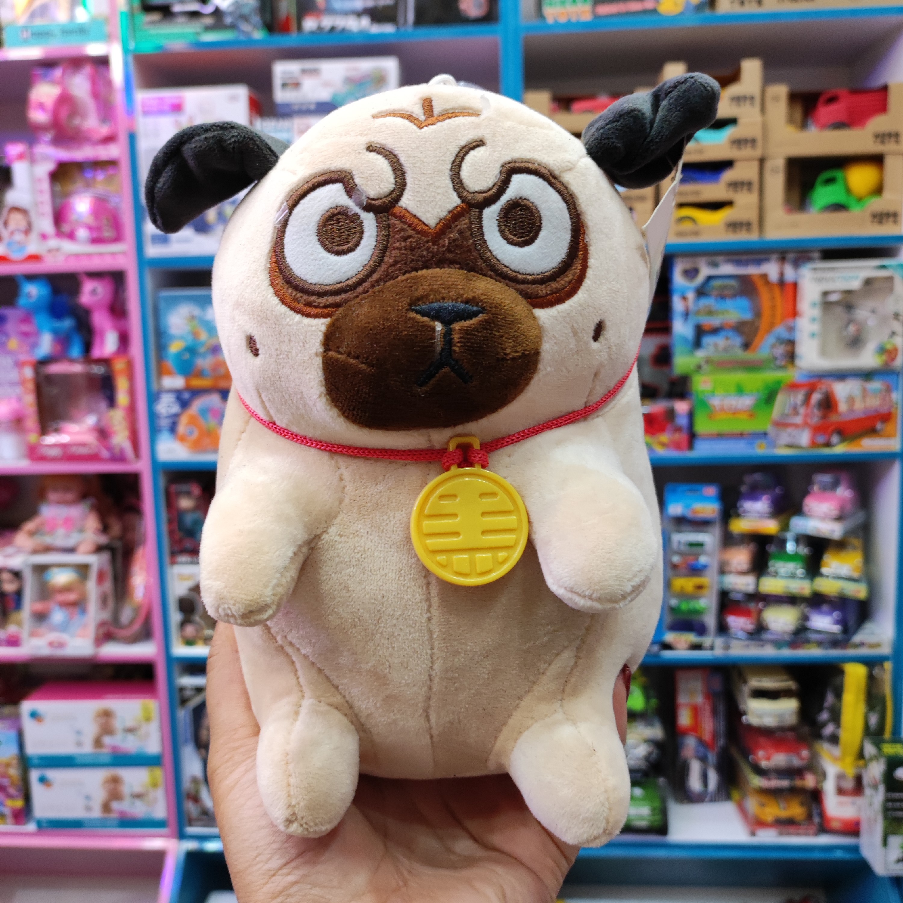 عروسک پولیشی سگ پاگ بولداگ عصبی قبل از ثبت سفارش موجودی بگیرید