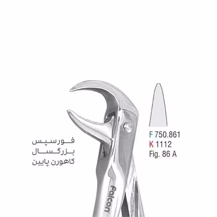 فورسپس بزرگسال کاهورن پایین - falcon
