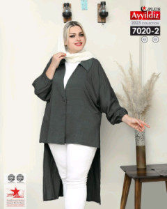 مانتو اسپرت زنانه کرسپو وارداتی اعلا مدل جلو کوتاه پشت بلند