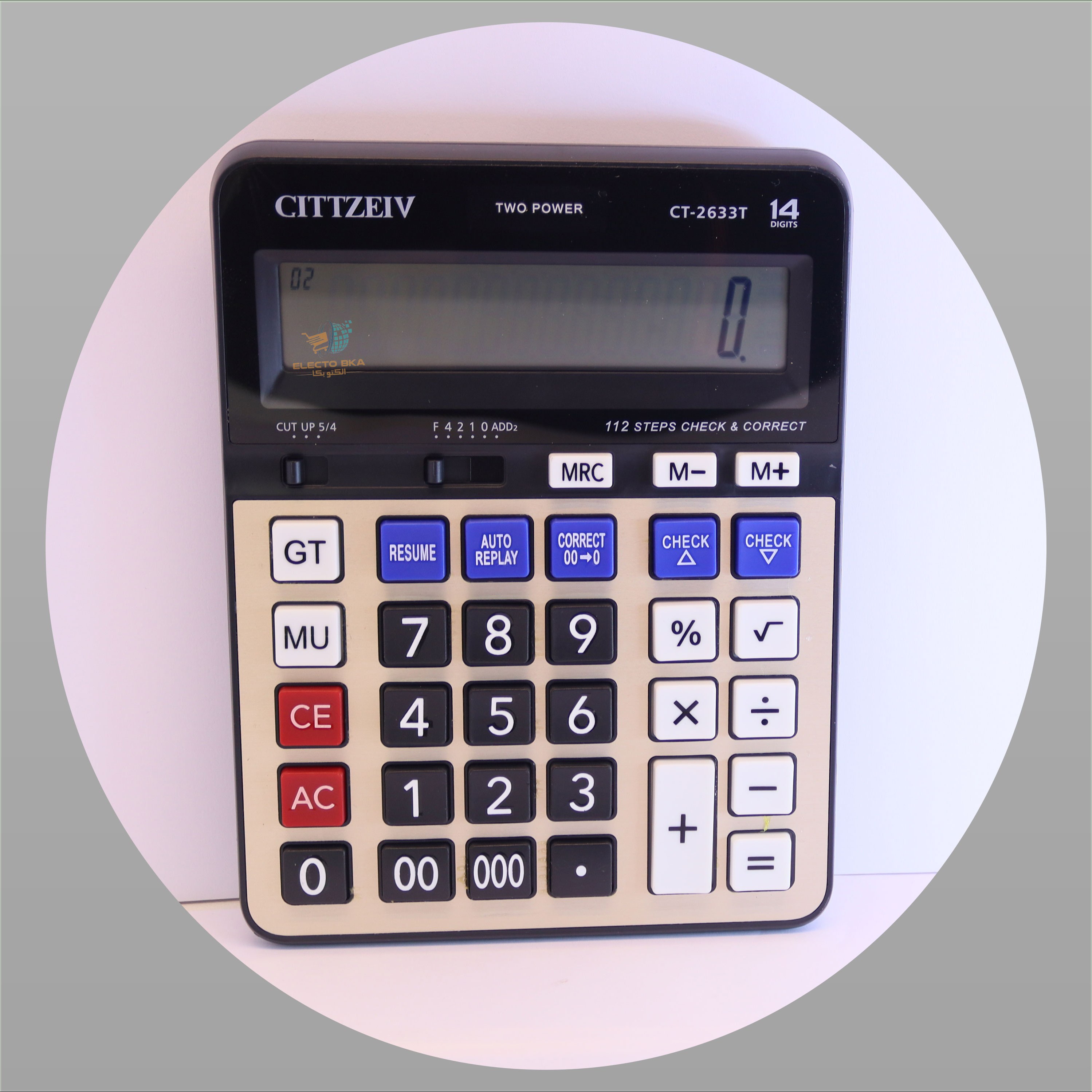 ماشین حساب CITTZEIV مدل CT2633 - فروش کلی ماشین حساب الکتوبکا 3223