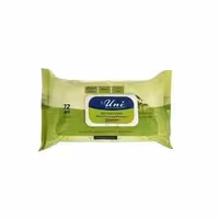 دستمال مرطوب یونی لد مدل آنتی باکتریال بسته 72 عددی