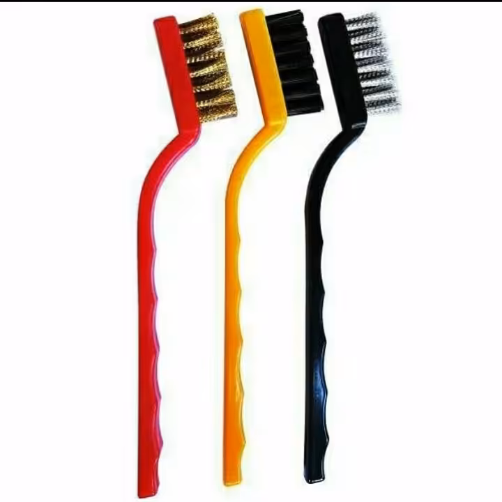 فرچه سیمی 3عددی مدل مسواک تمیزکننده سطوح مختلف