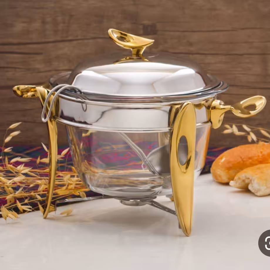 سرویس سه تایی سوفله دسته طلایی